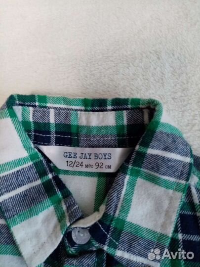 Рубашка для мальчика 92 98