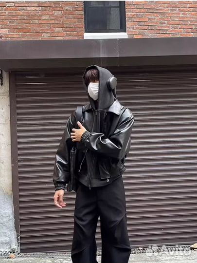 Куртка кожаная y2k opium