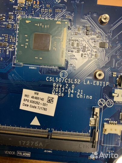 Материнская плата HP 250 G6