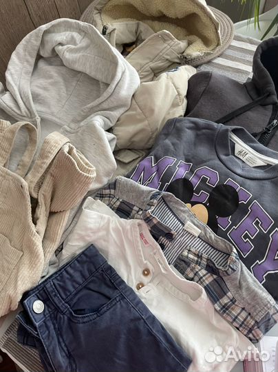 Детская одежда пакетом на мальчика 86-92 zara hm
