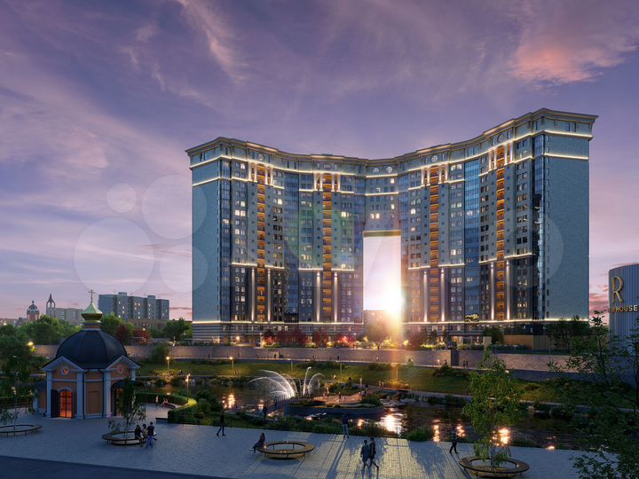 2-к. квартира, 80,8 м², 16/20 эт.