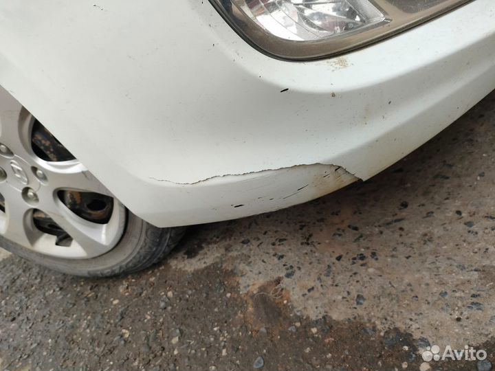 Бампер передний hyundai solaris