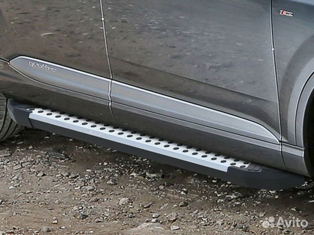 Подножки боковые пороги Volkswagen Amarok Restylin