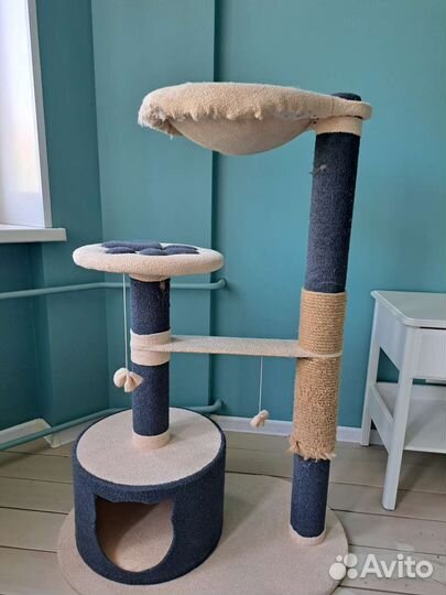 Домик для кошки с когтеточкой