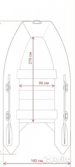 Надувная лодка пвх Гладиатор Е 380 S нднд