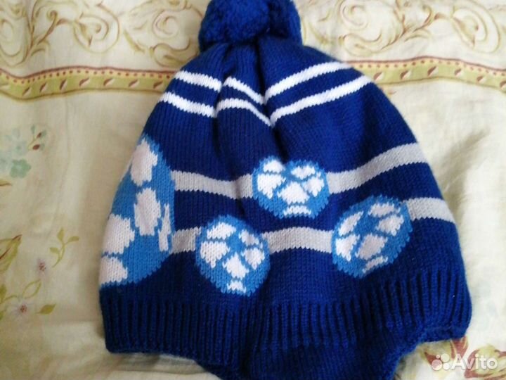 Шапка двойная детская