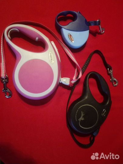 Поводок рулетка для собак flexi