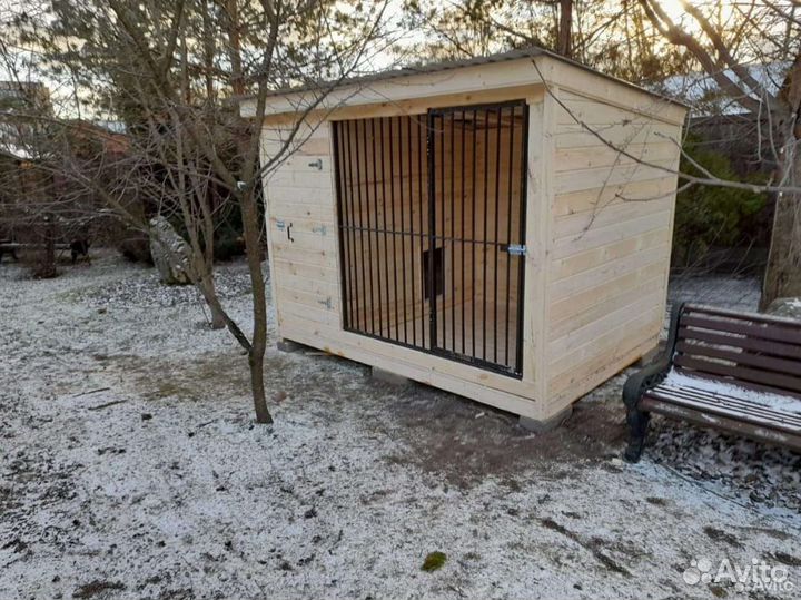 Клетка для собак утепленная