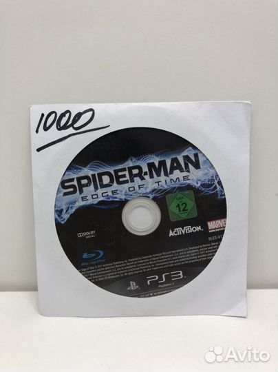 Диск Spider-man edge of time без коробки для PS3