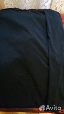 Ткань - трикотин черный