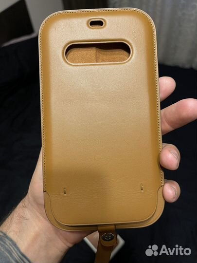 Оигинальный чехол Apple leather Sleeve 12 pro max