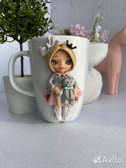 Кружка из полимерной глины