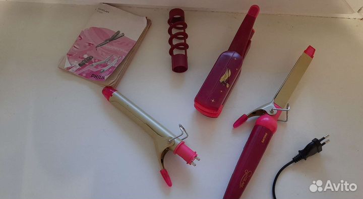 Щипцы для завивки волос philips