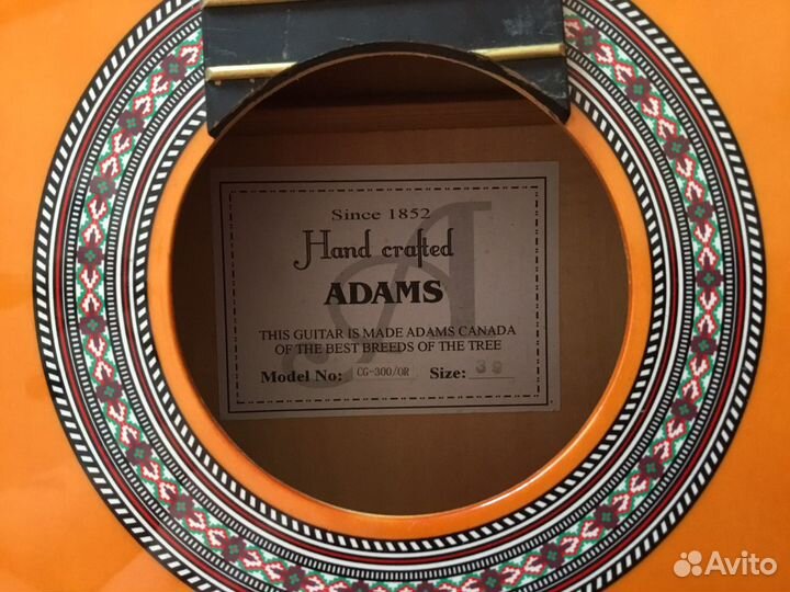 Классическая гитара Adams