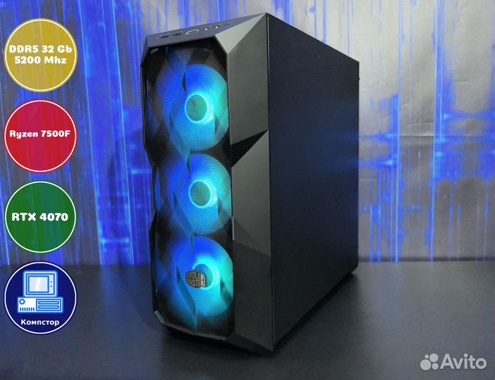 Системный блок AMD7500F-RTX4070-32DDR5-JKE7269-A620
