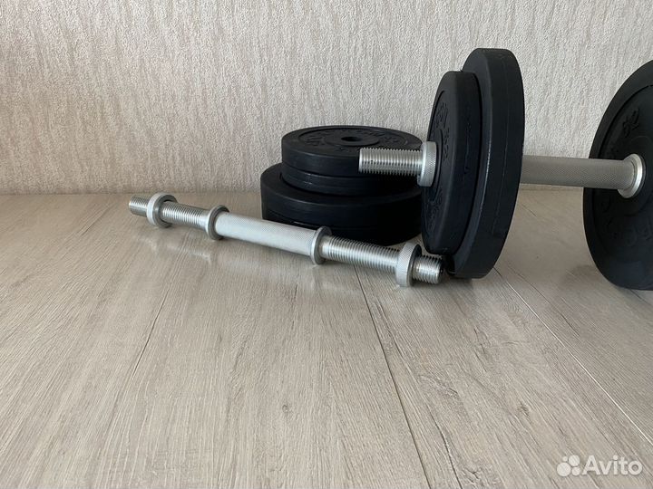 Гантели 2 шт по 17 кг