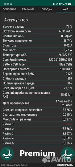 Электросамокат Xiaomi mijia m365 белый оригинал