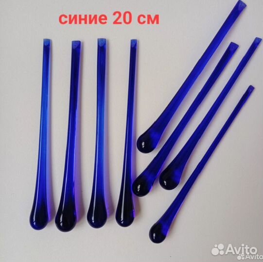 Хрустальные подвески Капли цветные