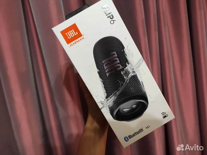 Беспроводная акустика JBL flip6 BLK Black