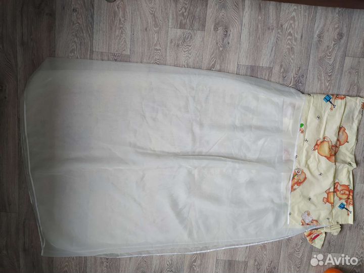 Бортики и балдахин в кроватку