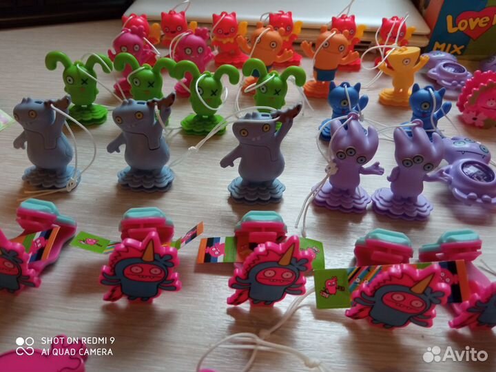 Игрушки из киндера Ugly Dolls