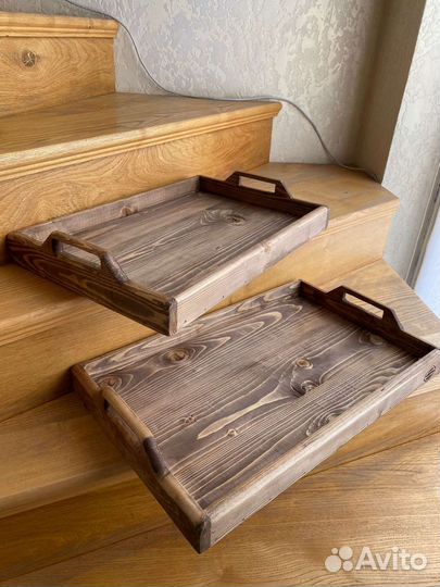 Поднос деревянный