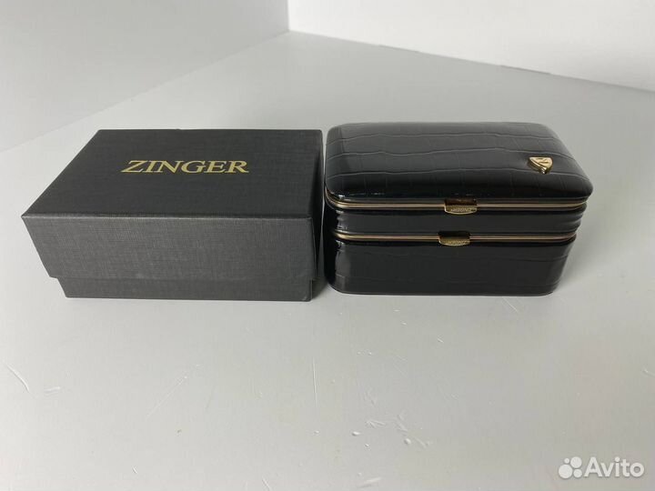 Маникюрный набор с косметичкой zinger MS-1207-301G