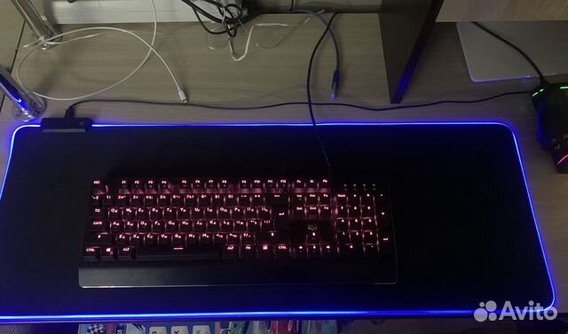 Механ. клавиатура KB-G9700 + ковер RGB