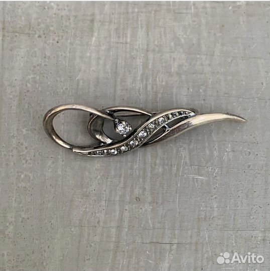 Брошь серебряная 925