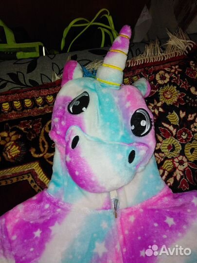 Кигуруми розовый единорог