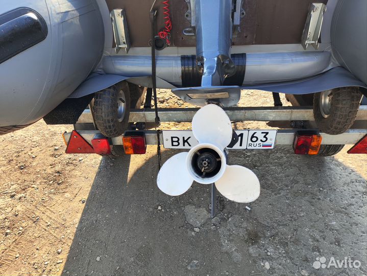 Лодка пвх 380,прицеп мзса, yamaha 9,9(15)