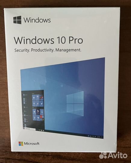 Windows 10 Pro box (коробочная версия)