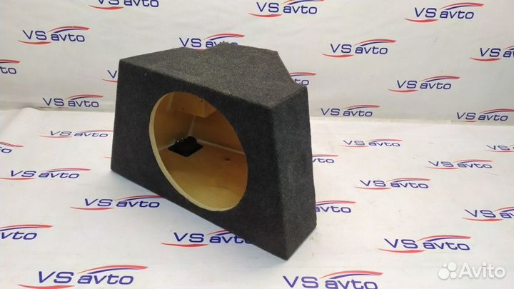 Короб в крыло Mitsubishi Lancer X под сабвуфер