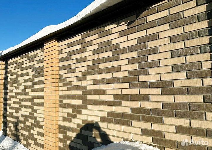 Облицовочный кирпич Серебро / бархат