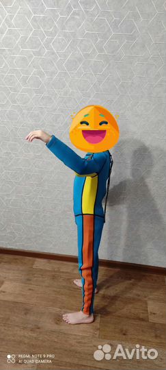 Гидрокостюм длинный для плавания 110-120