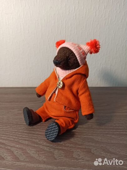 Мишка тедди игрушка, ручная работа