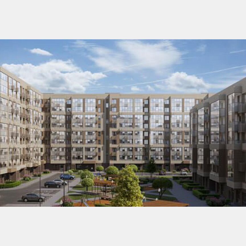 1-к. квартира, 46,7 м², 2/9 эт.