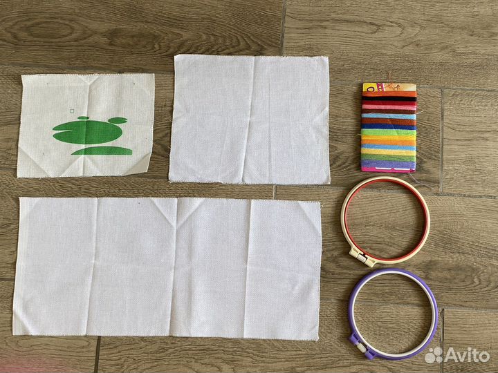 Набор для вышивания крестиком остатки