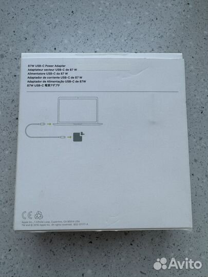 Блок питания Apple 87W USB Type-C