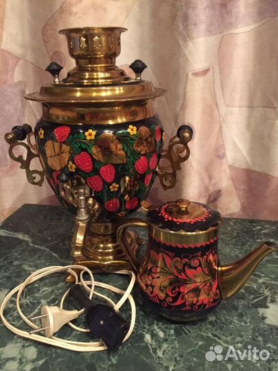 Самовар электрический с чайником