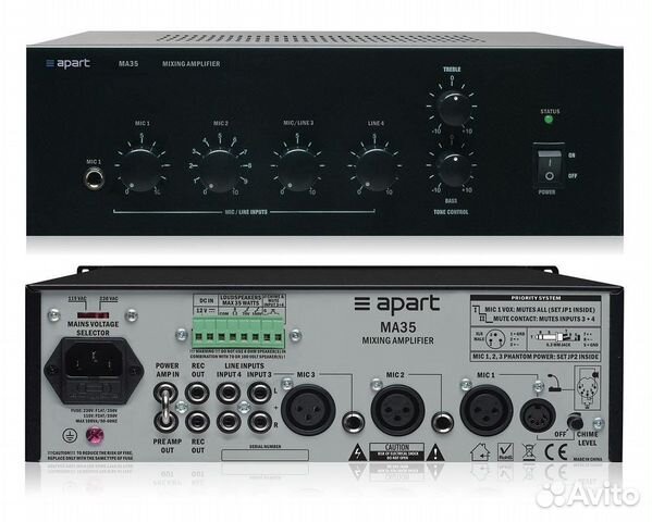 Микшер-усилитель Apart MA35