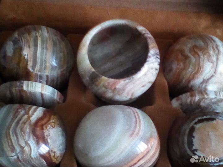 Коньячный набор из натурального камня