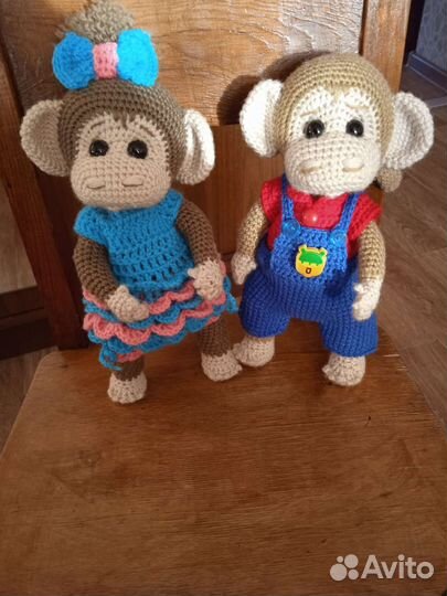 Вязаные игрушки ручной работы