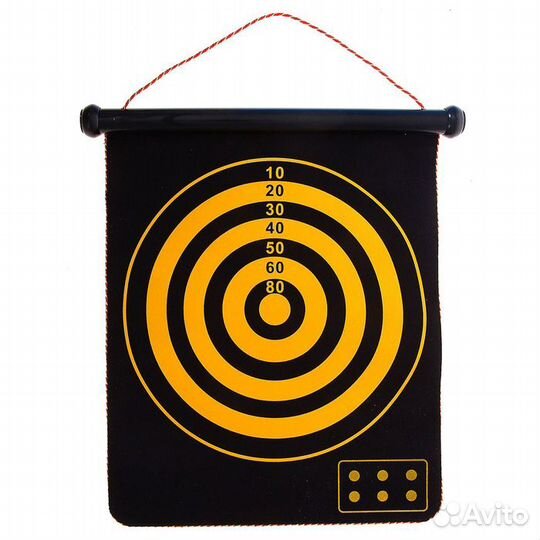 Дартс магнитный двухсторонний трёх размеров