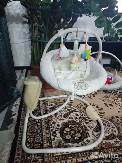 Детские электронные качели для новорожденных