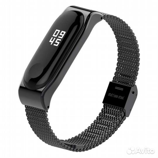 Браслет металлический для часов xiaomi mi band 3