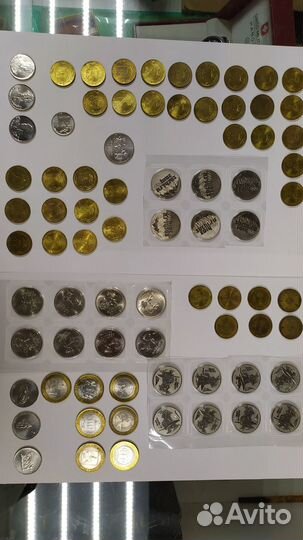 Коллекция памятных монет России, 77 шт