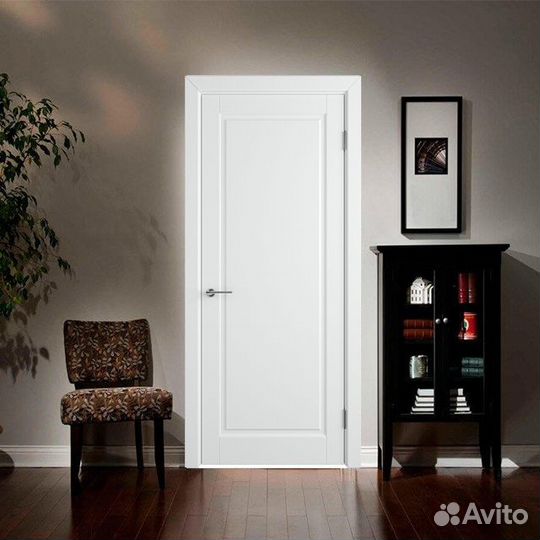 Двери межкомнатные белые