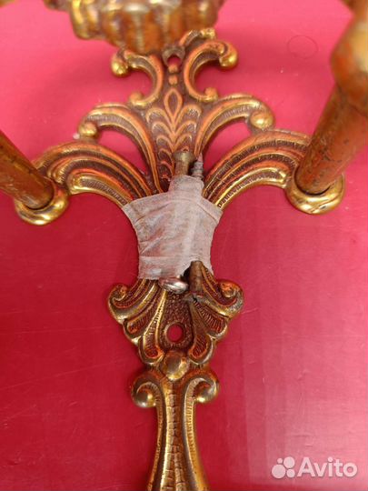 Крючок. Вешалка. Винтаж. Бронза