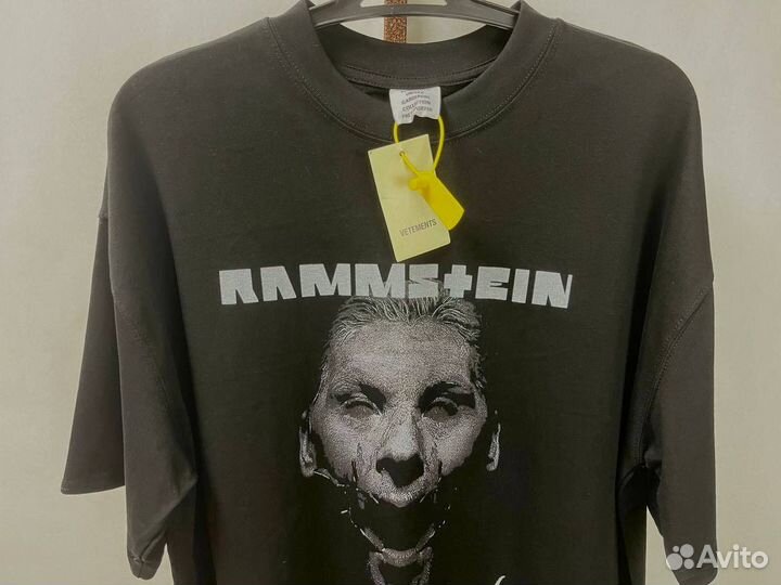 Футболка vetements rammstein